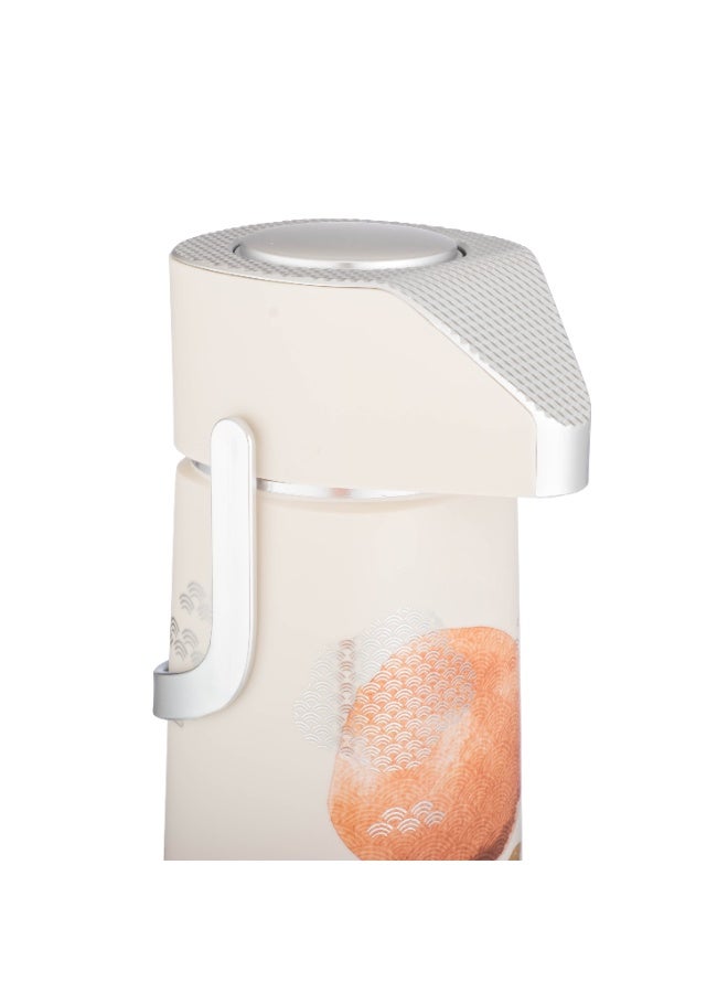 ريفان 🫖 ترمس ضغط ريفان فاكيوم 1 لتر – لون كريمي بتصميم عصري ✨ - Image 4